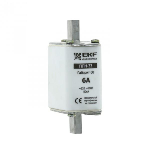 Плавкая вставка предохр. габ.   00  63А EKF ППН-33