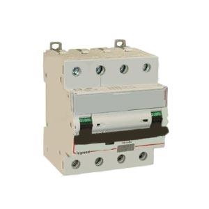 Дифференциальный автомат  4П  10А   30мA  Legrand  АВДТ  DX3  характеристика С  тип АС  4П C10А 30мА-AC 411185