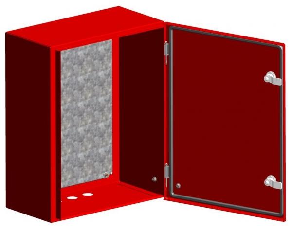 Щит с монтажной панелью ЩМПг- 40.30.22 (ЩРНМ-1) RAL 3001 IP54 EKF PROxima